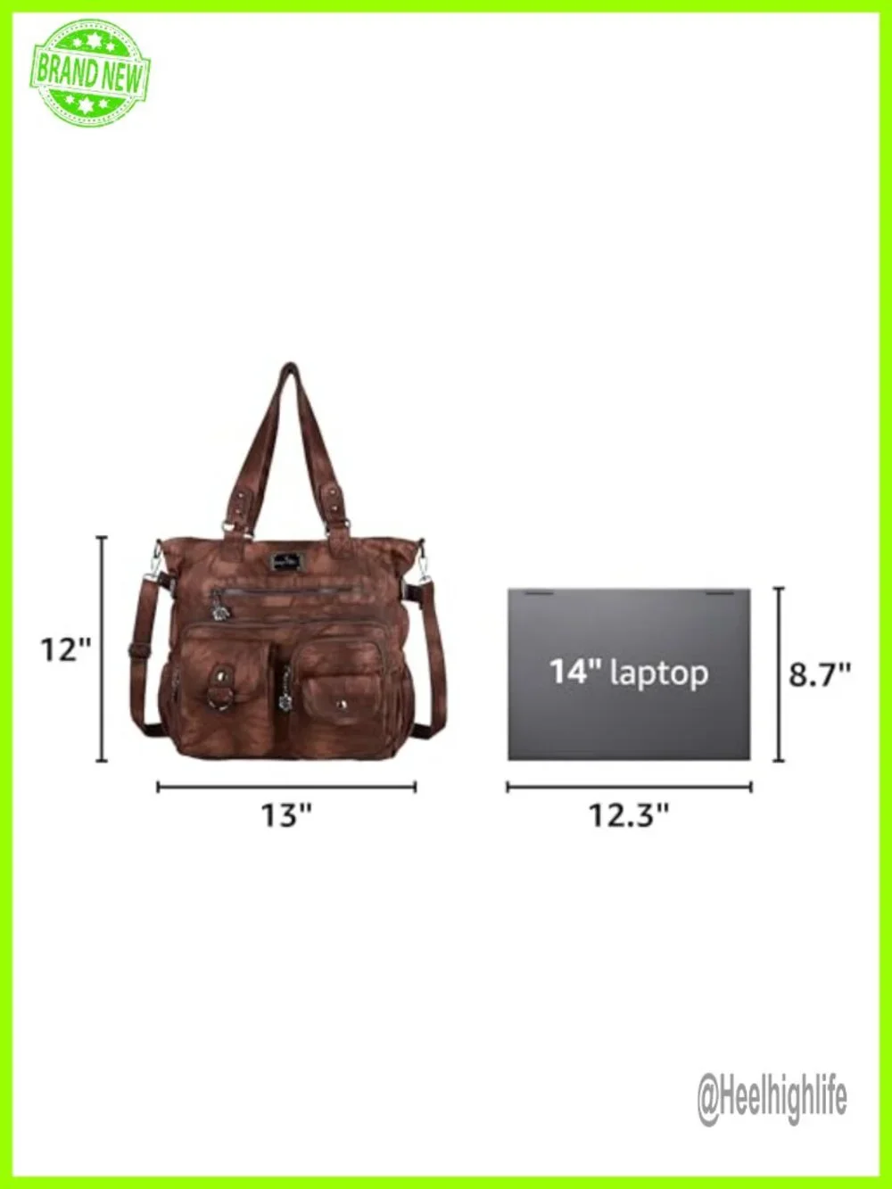 Large PU Leather Hobo Bag with Crossbody Strap, Shoulder Bag for Women